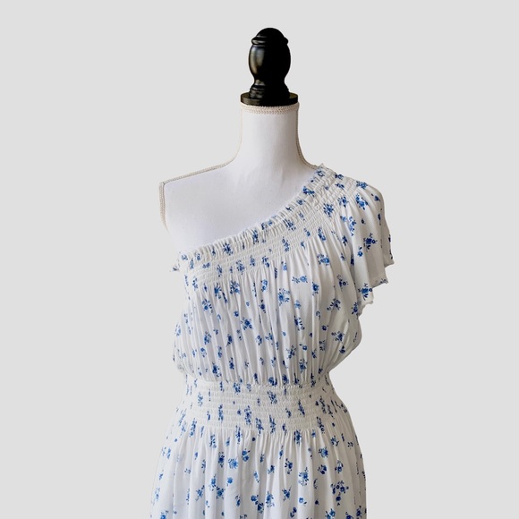 SKYLAR+MADISON ONE SHOULDER FLORAL MINI DRESS - Picture 5 of 15